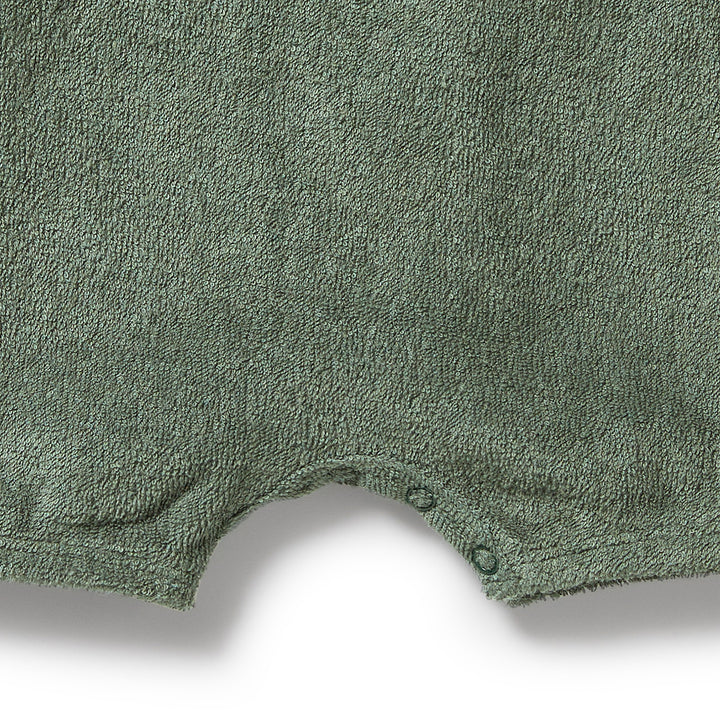 Wilson & Frenchy Organic Terry Growsuit - Moss