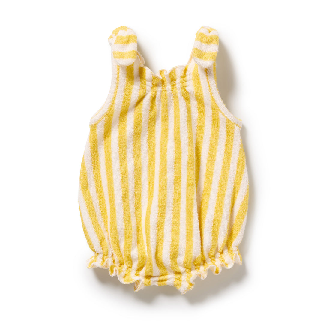 Wilson & Frenchy Organic Terry Tie Playsuit - Honey Wave