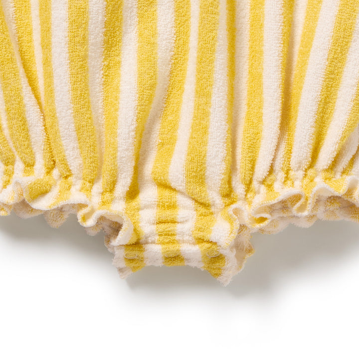 Wilson & Frenchy Organic Terry Tie Playsuit - Honey Wave