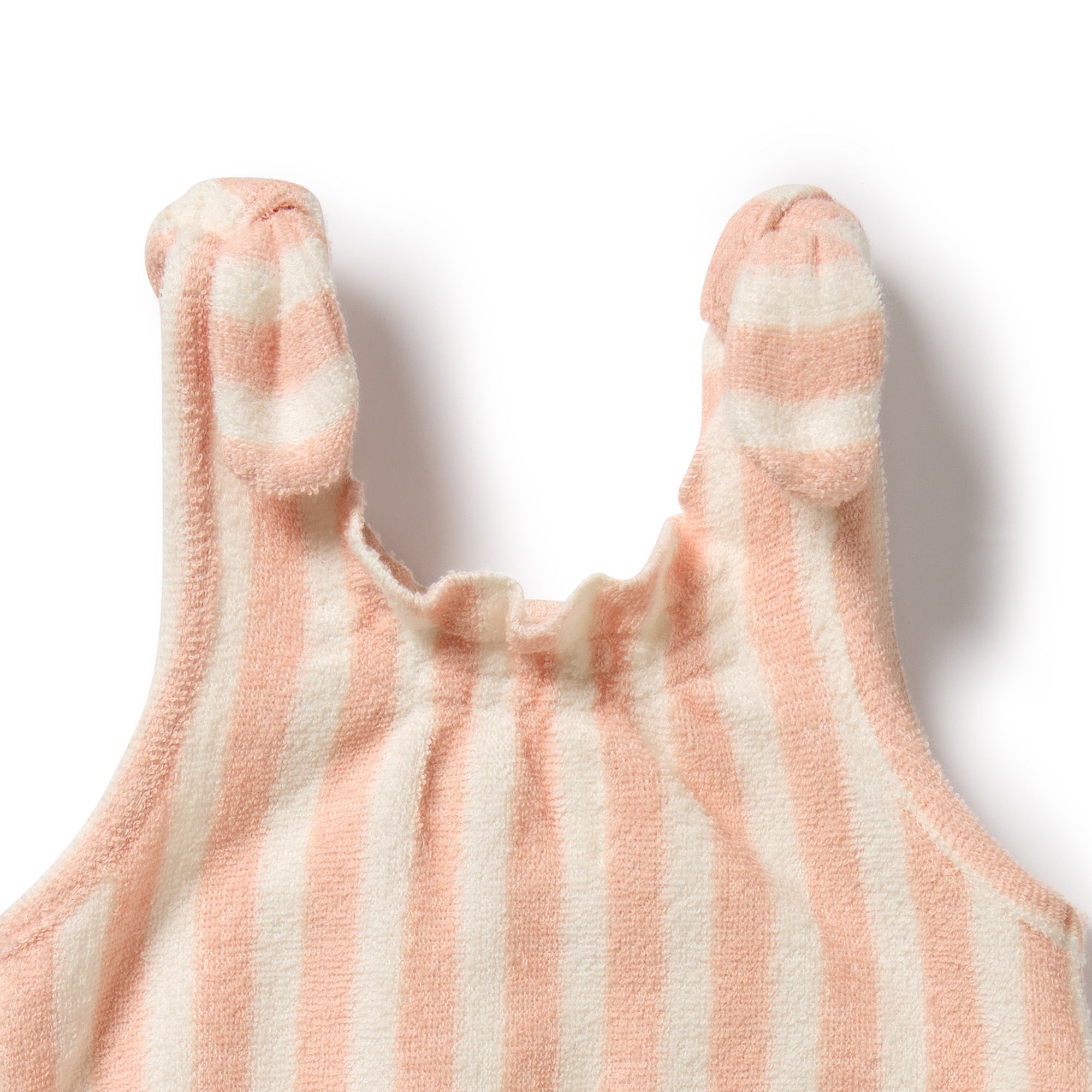 Wilson & Frenchy Organic Terry Tie Playsuit - Strawberry Wave