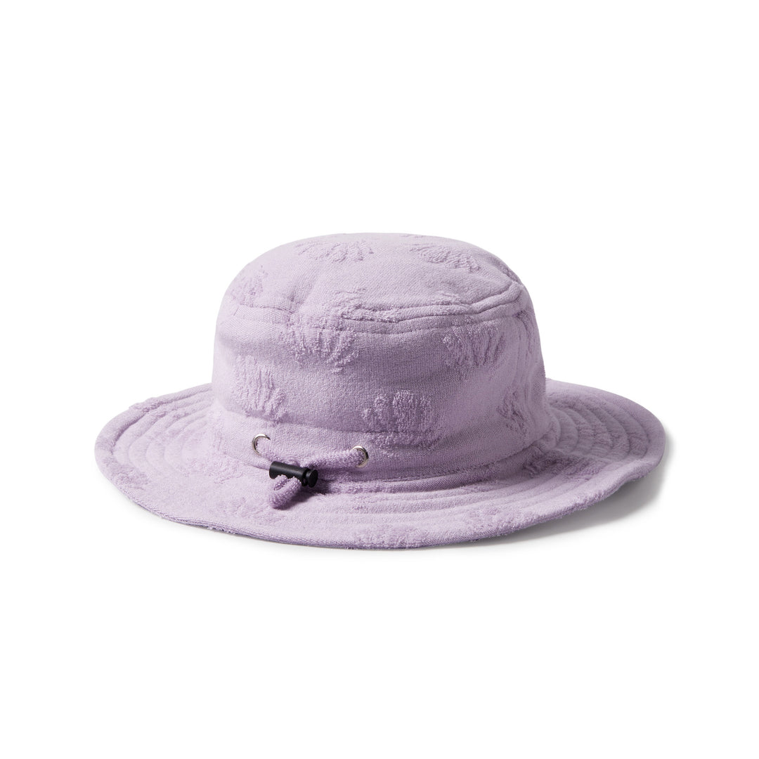 Wilson & Frenchy Organic Terry Sun Hat - Lavender Shells