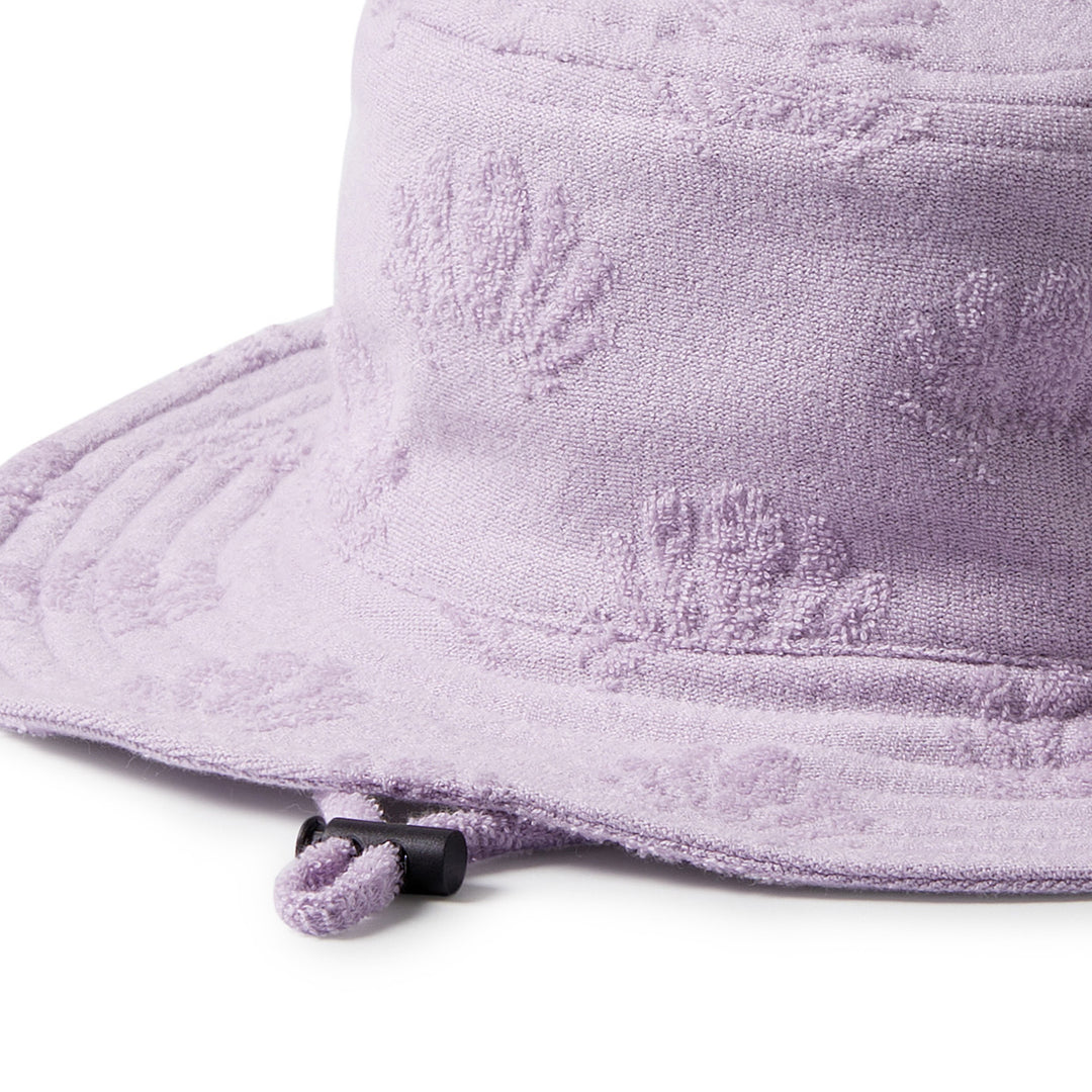 Wilson & Frenchy Organic Terry Sun Hat - Lavender Shells