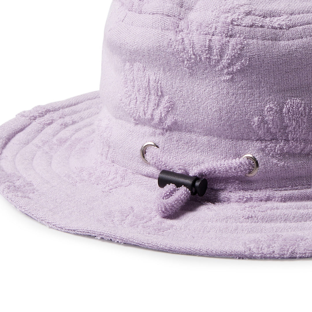Wilson & Frenchy Organic Terry Sun Hat - Lavender Shells