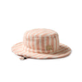 Organic Terry Sun Hat - Strawberry Wave