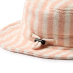 Organic Terry Sun Hat - Strawberry Wave
