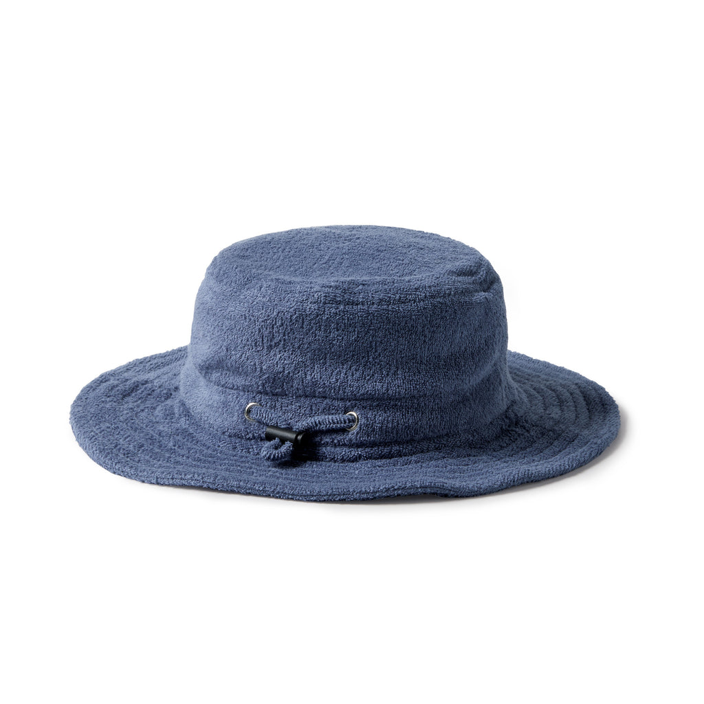 Organic Terry Sun Hat - Deep Blue