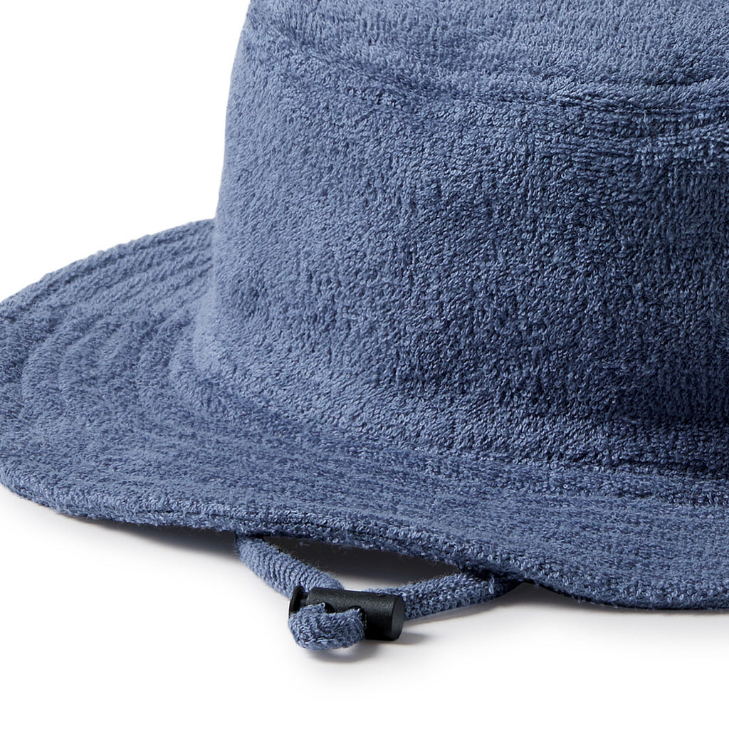 Organic Terry Sun Hat - Deep Blue