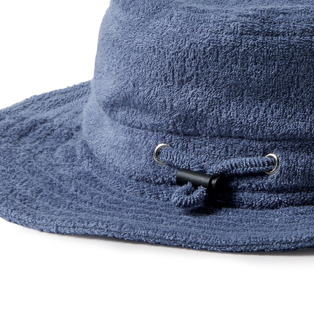 Organic Terry Sun Hat - Deep Blue