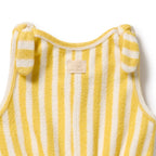 Organic Terry Playsuit - Honey Wave