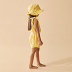 Organic Terry Playsuit - Honey Wave