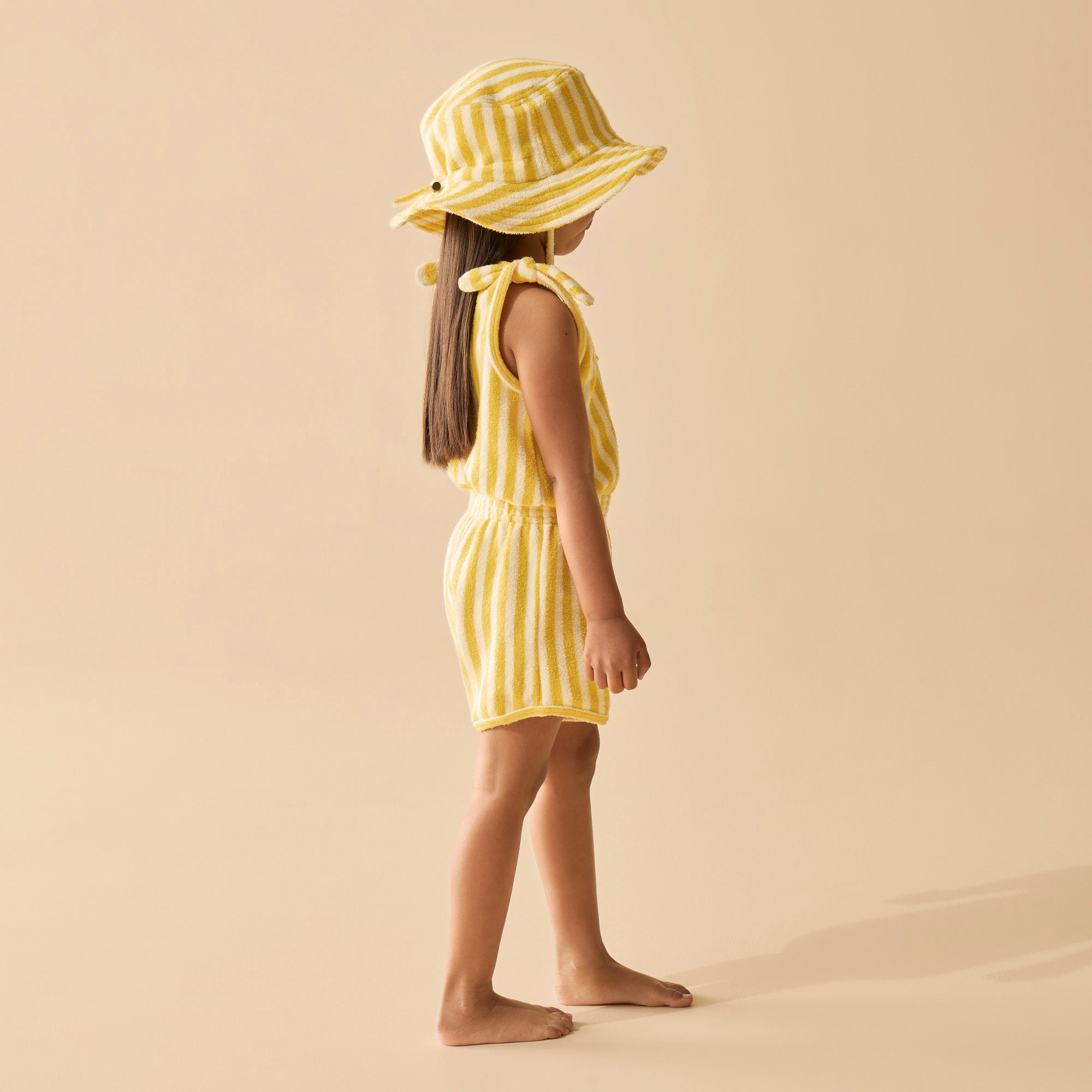 Wilson & Frenchy Organic Terry Playsuit - Honey Wave