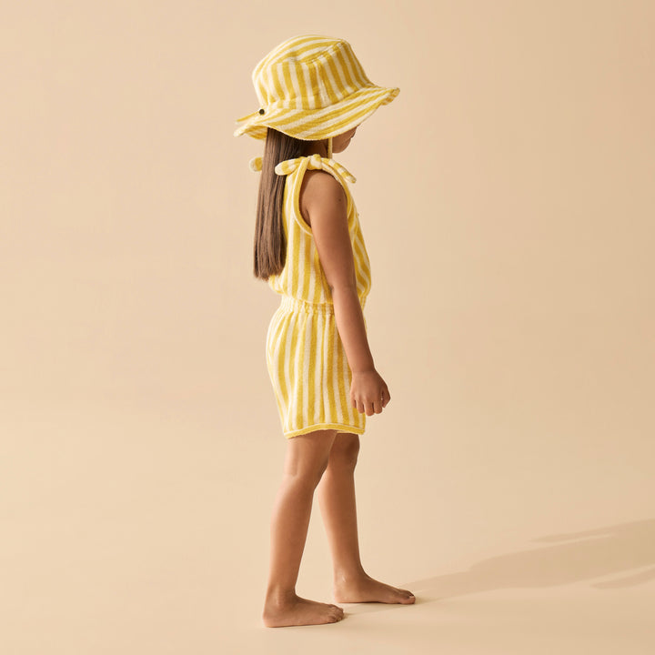 Wilson & Frenchy Organic Terry Playsuit - Honey Wave