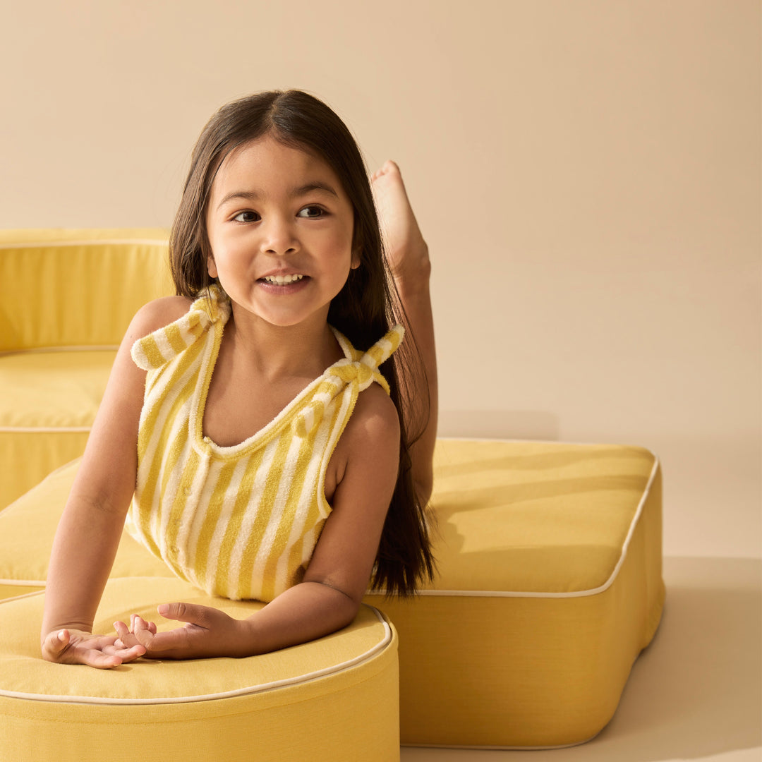 Wilson & Frenchy Organic Terry Playsuit - Honey Wave