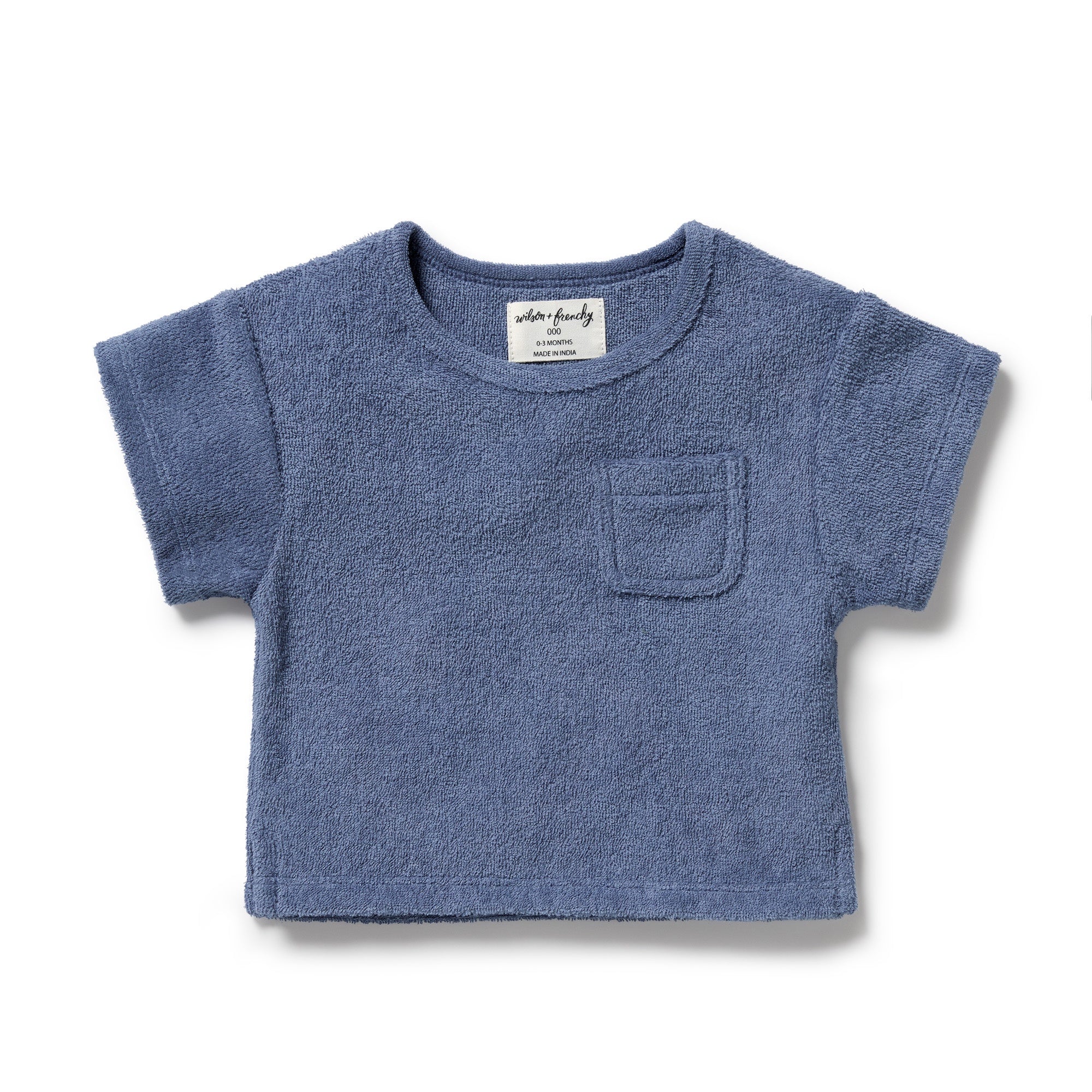 Wilson & Frenchy Organic Terry Tee - Deep Blue