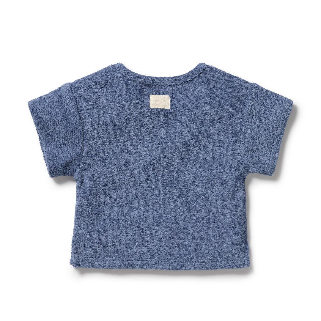 Wilson & Frenchy Organic Terry Tee - Deep Blue