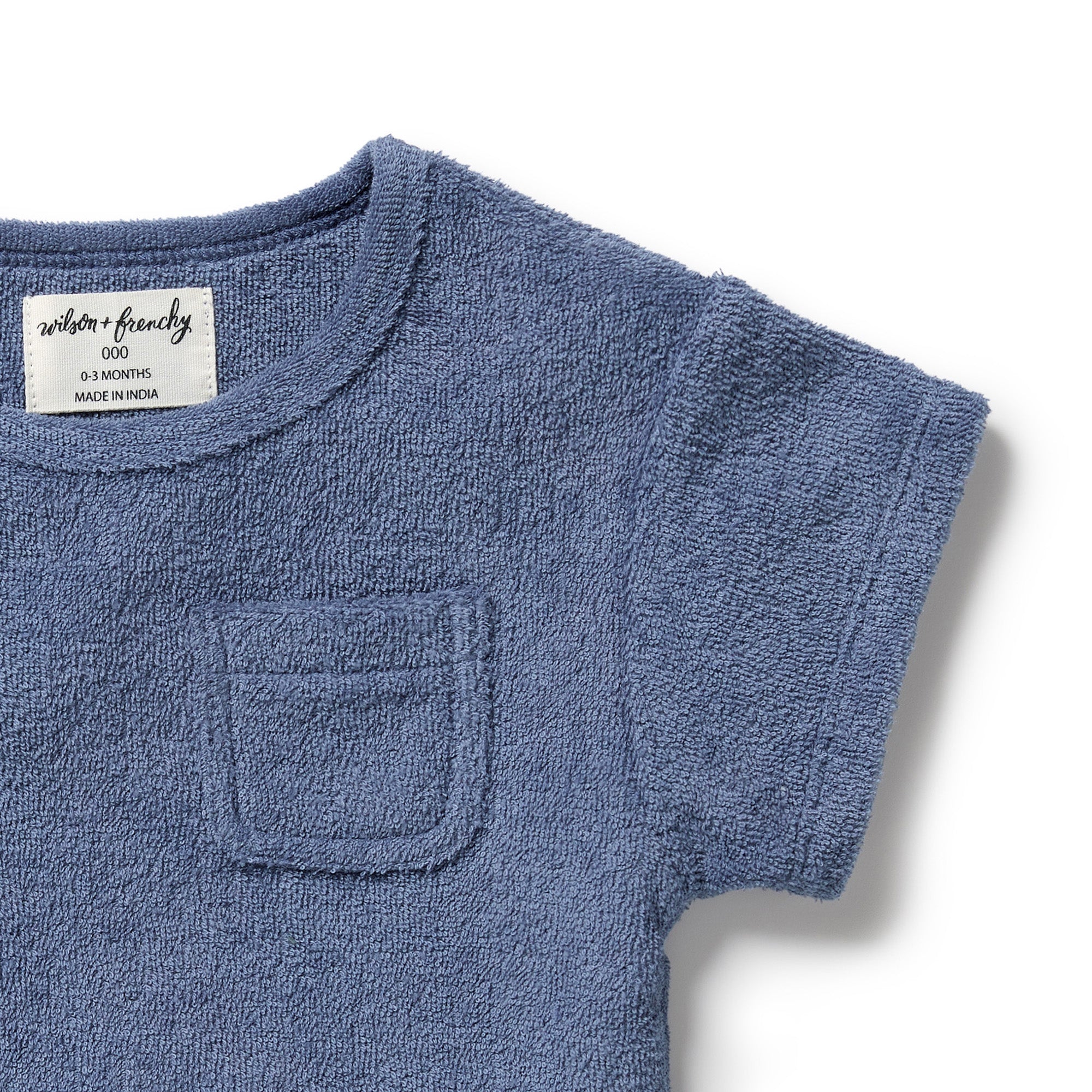Wilson & Frenchy Organic Terry Tee - Deep Blue