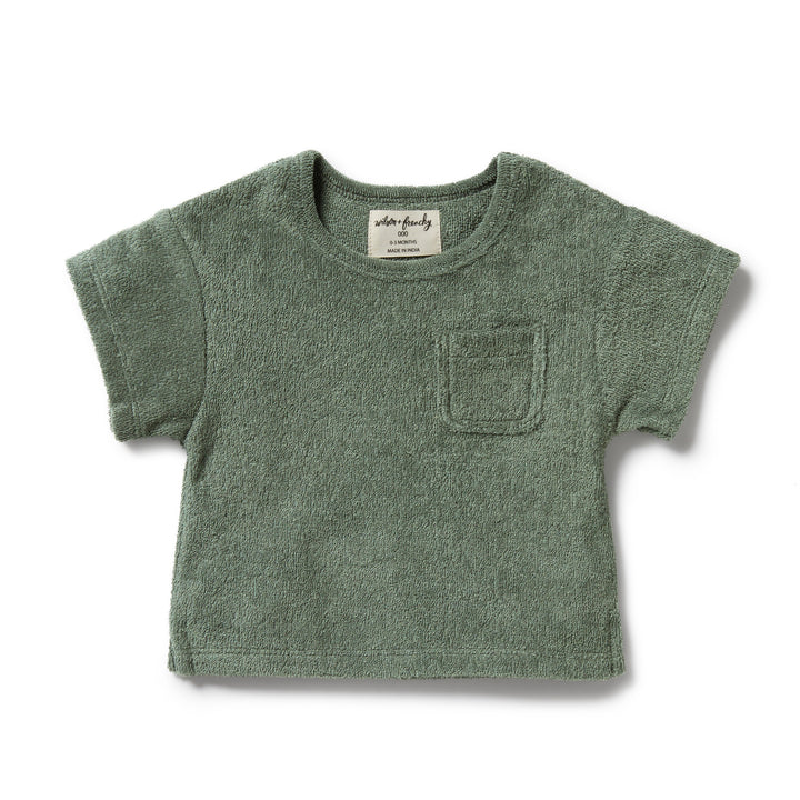 Wilson & Frenchy Organic Terry Tee - Moss