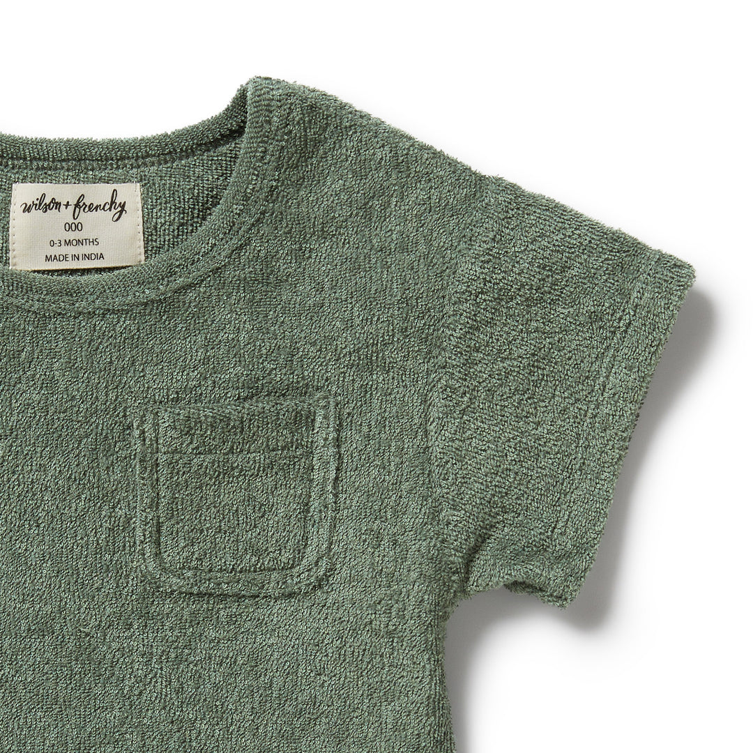 Wilson & Frenchy Organic Terry Tee - Moss