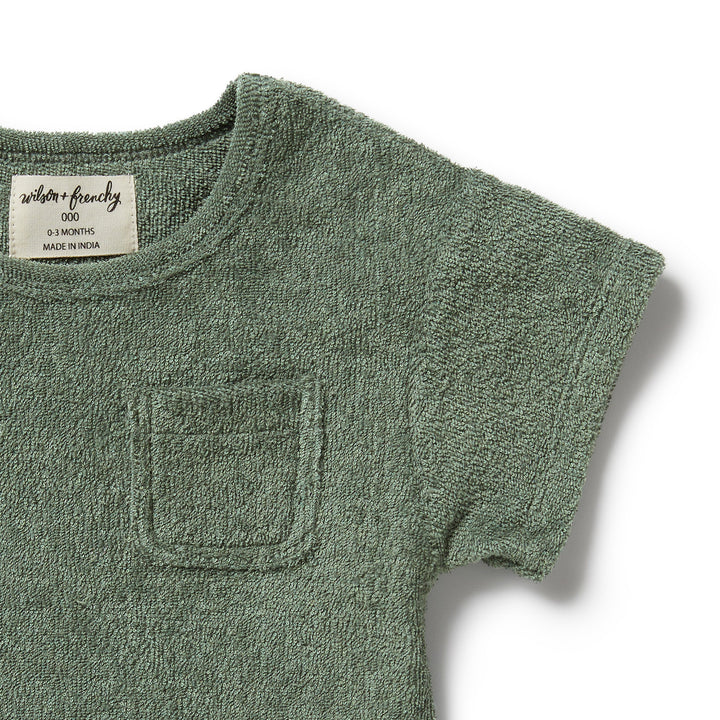 Wilson & Frenchy Organic Terry Tee - Moss