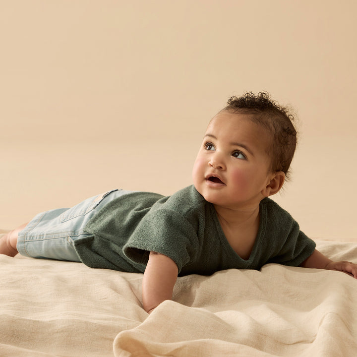 Wilson & Frenchy Organic Terry Tee - Moss