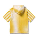 Organic Terry Hooded Towel - Honey Wave