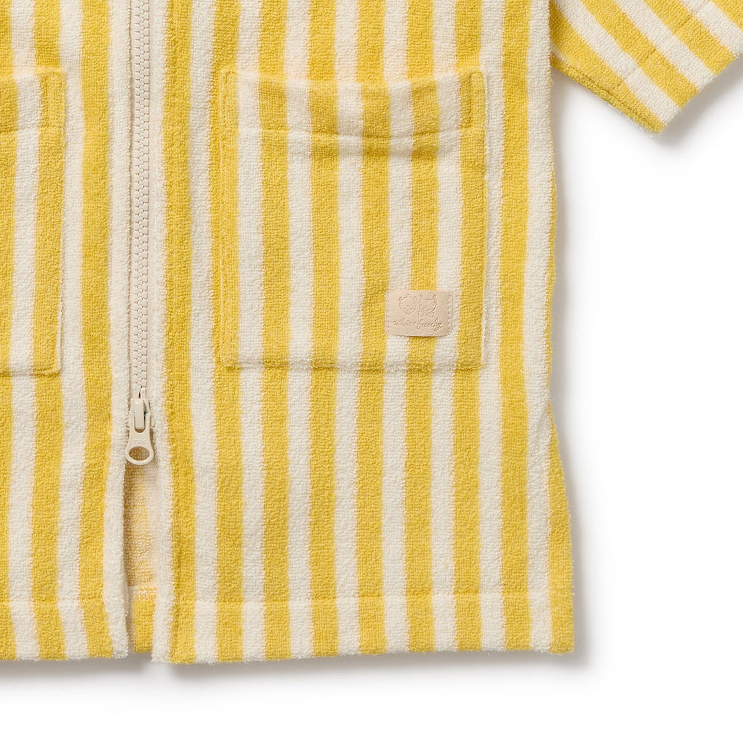 Wilson & Frenchy Organic Terry Hooded Towel - Honey Wave