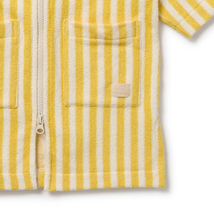 Wilson & Frenchy Organic Terry Hooded Towel - Honey Wave
