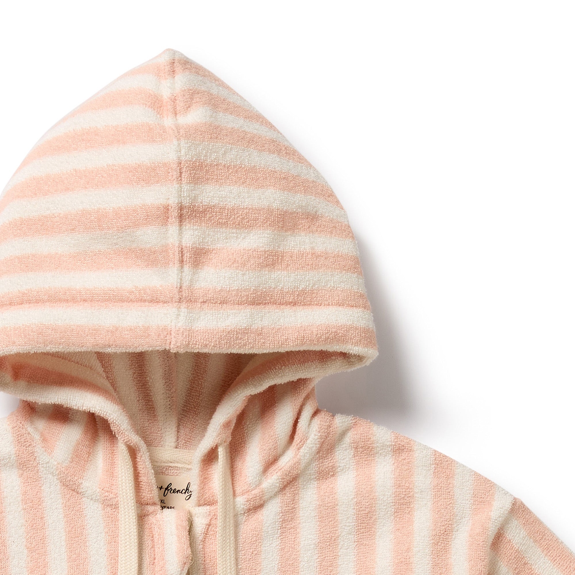 Wilson & Frenchy Organic Terry Hooded Towel - Strawberry Wave