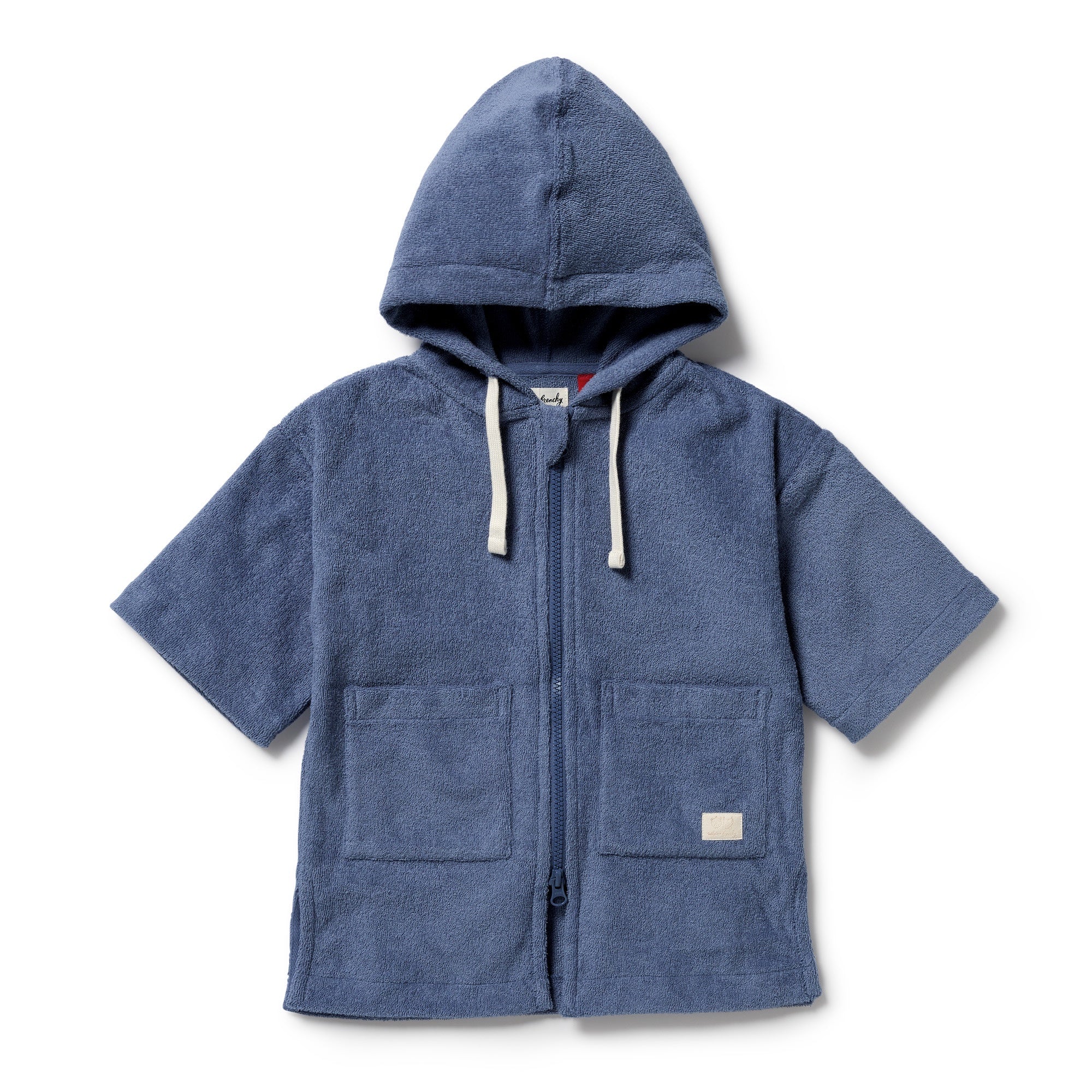 Wilson & Frenchy Organic Terry Hooded Towel - Deep Blue