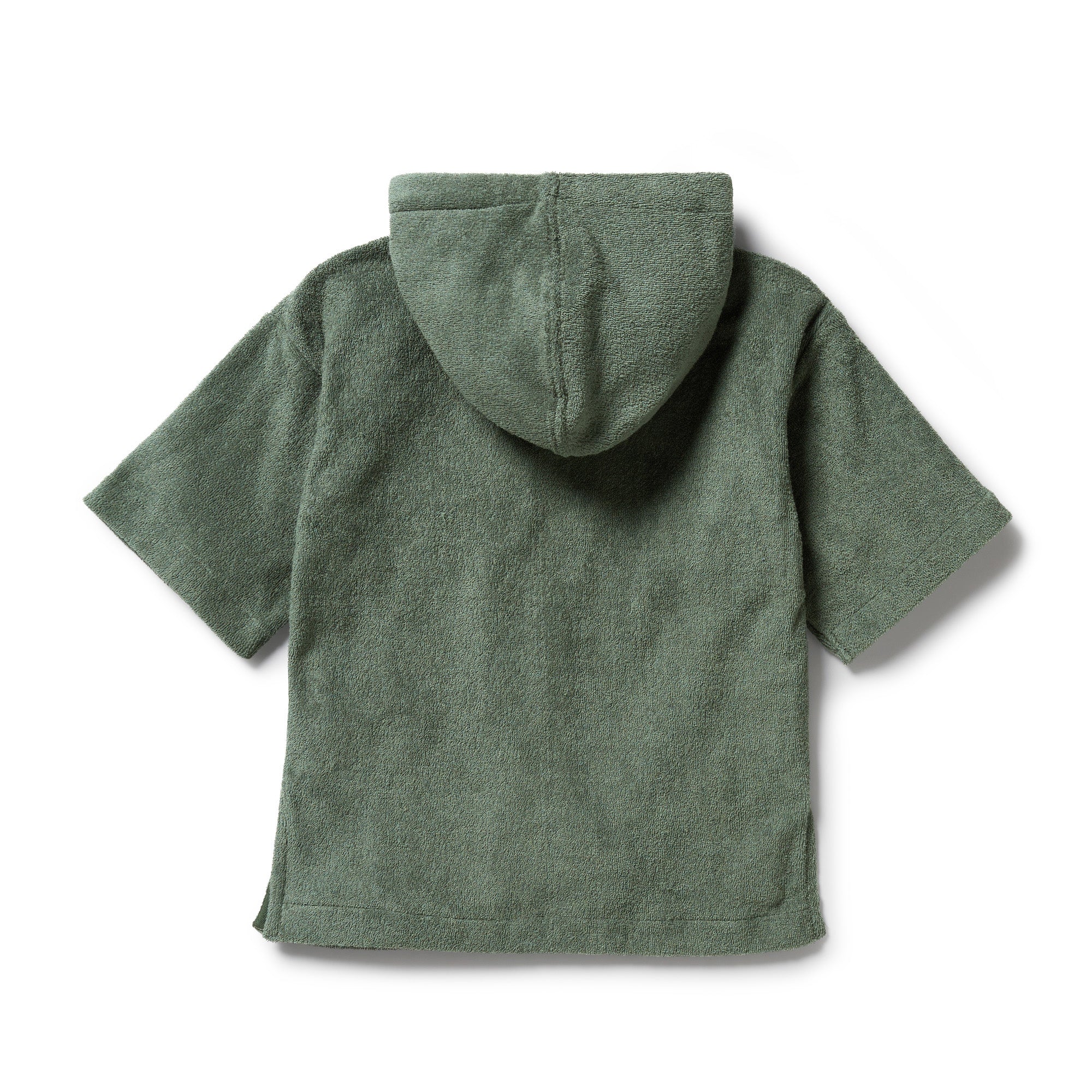 Wilson & Frenchy Organic Terry Hooded Towel - Moss