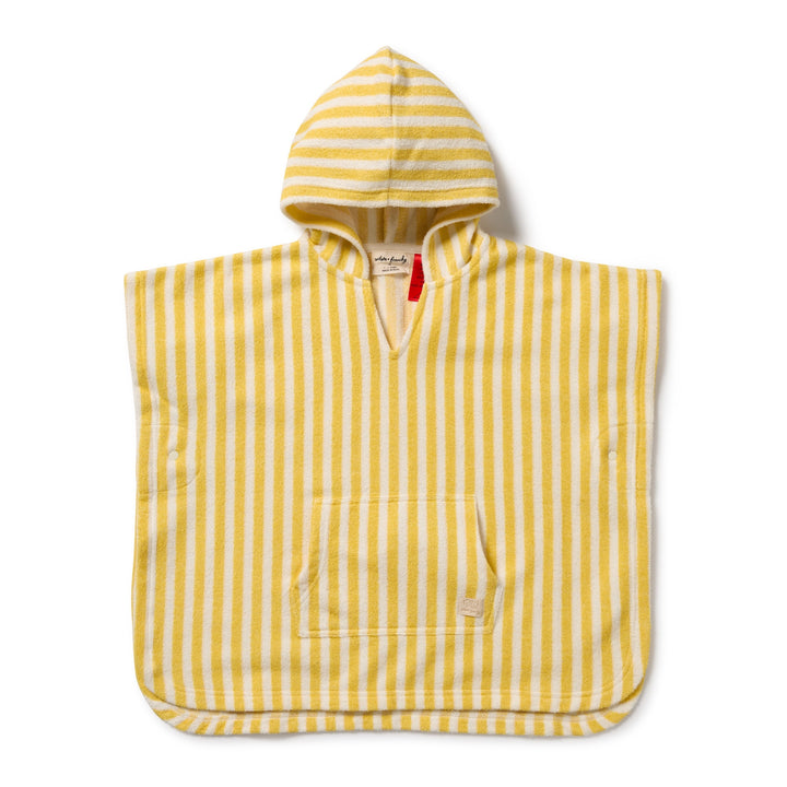 Wilson & Frenchy Organic Terry Hooded Poncho - Honey Wave
