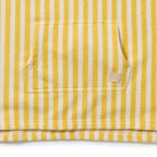 Organic Terry Hooded Poncho - Honey Wave