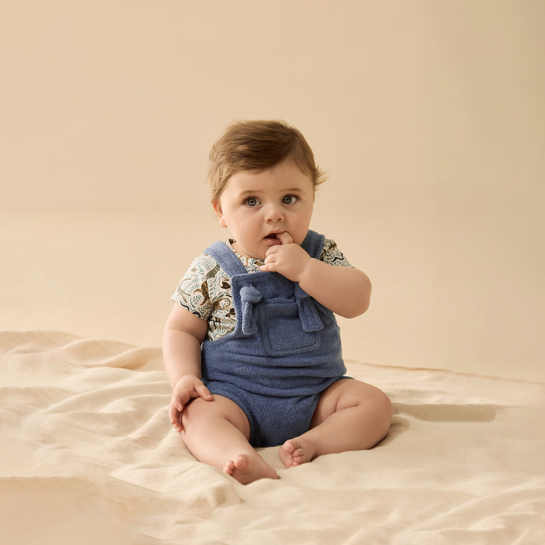 Wilson & Frenchy Organic Terry Overall - Deep Blue