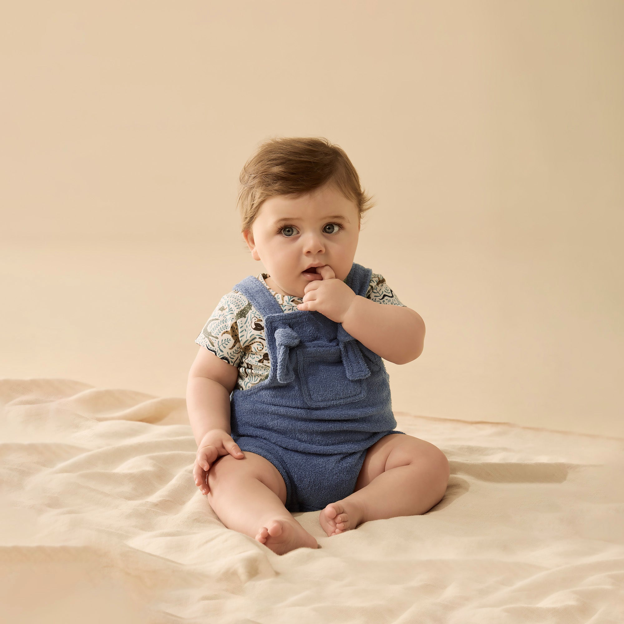 Wilson & Frenchy Organic Terry Overall - Deep Blue