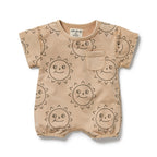 Organic Sweat Growsuit - Happy Days