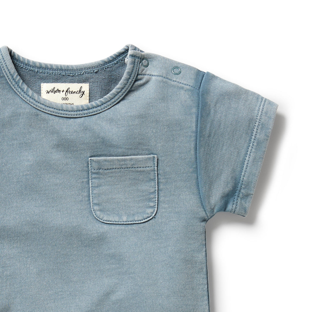 Wilson & Frenchy Organic Sweat Growsuit - Dusk