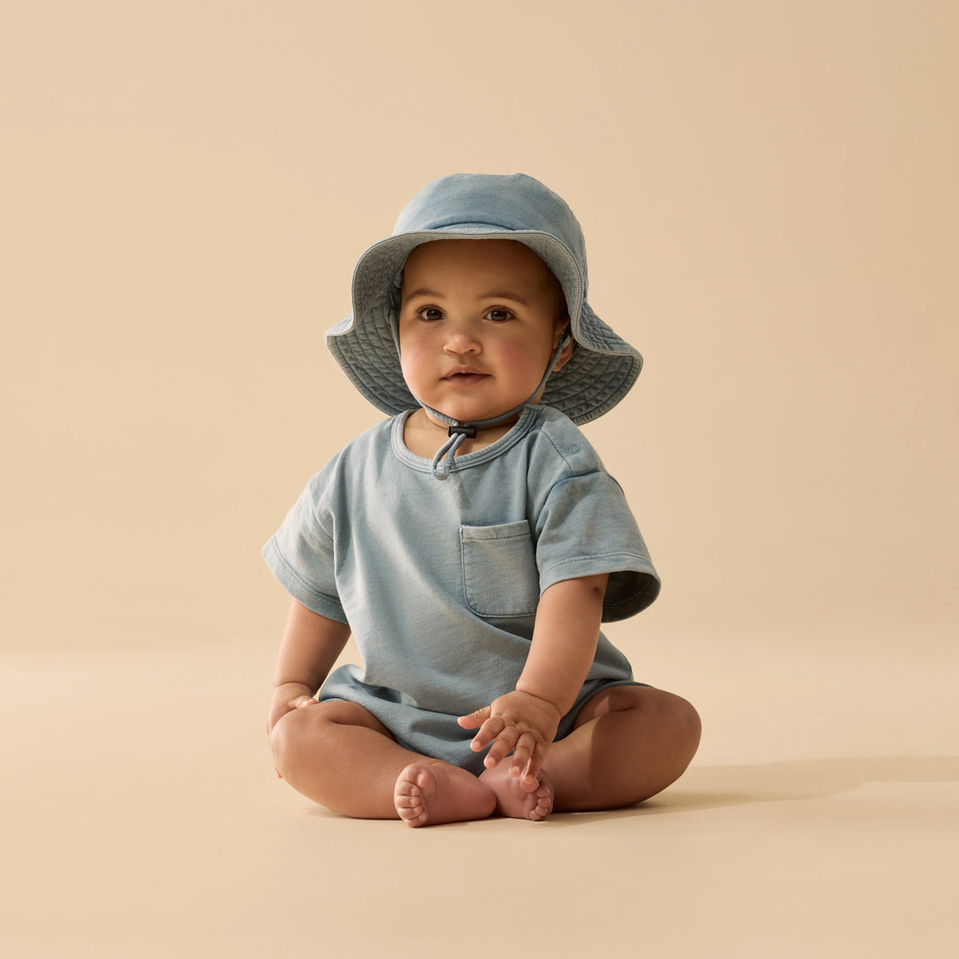 Wilson & Frenchy Organic Sweat Growsuit - Dusk