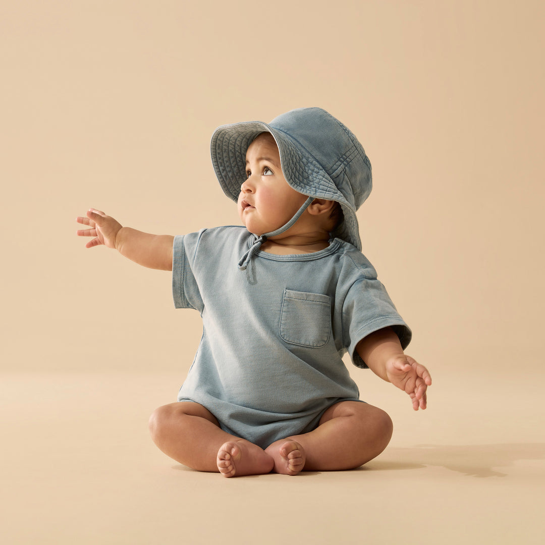 Wilson & Frenchy Organic Sweat Growsuit - Dusk