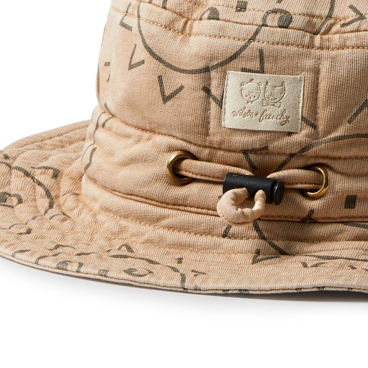 Wilson & Frenchy Organic Sweat Sun Hat - Happy Days