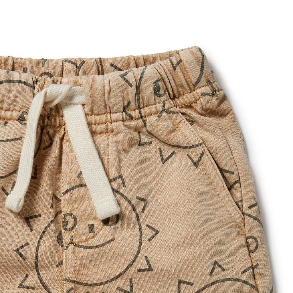 Wilson & Frenchy Organic Sweat Long Short - Happy Days