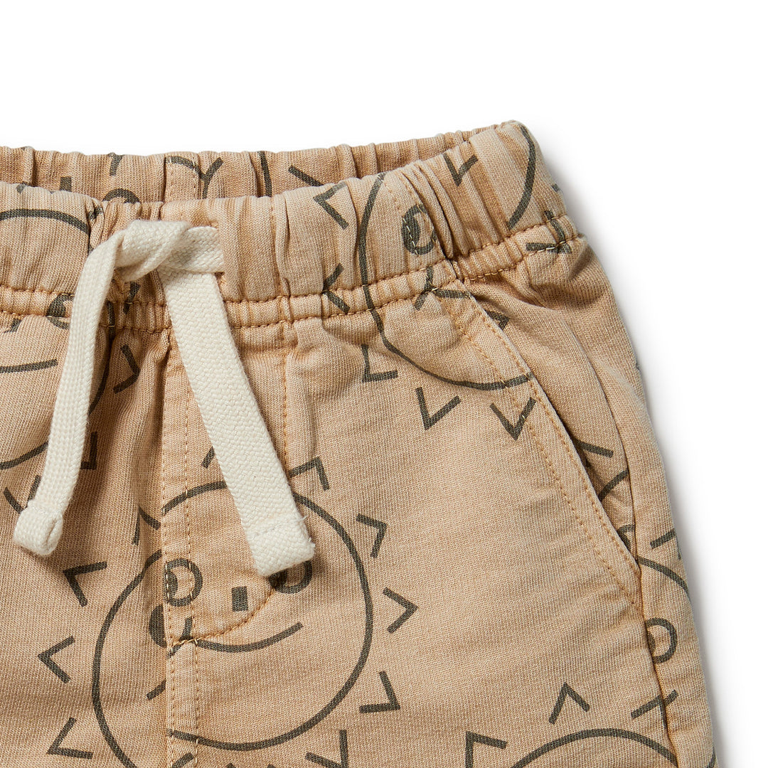 Wilson & Frenchy Organic Sweat Long Short - Happy Days