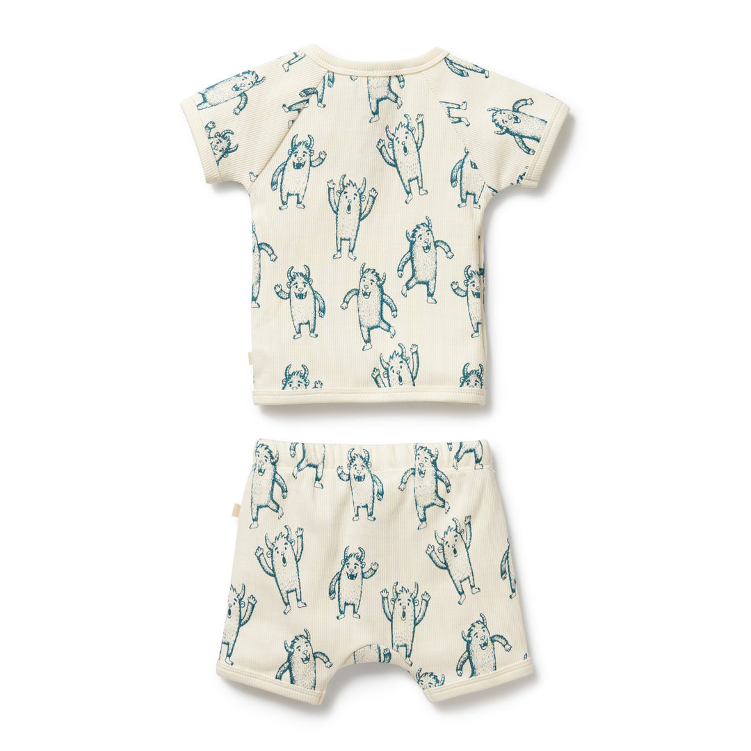 Wilson & Frenchy Organic Kimono Set - Yeti