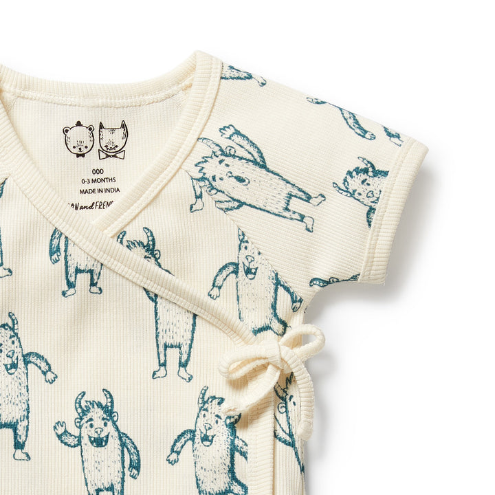 Wilson & Frenchy Organic Kimono Set - Yeti