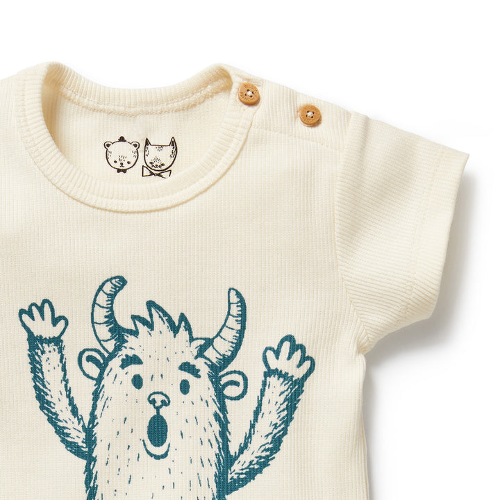 Wilson & Frenchy Organic Placement Tee - Yeti