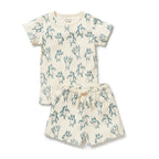 Organic Short Sleeved Pyjamas - Yeti