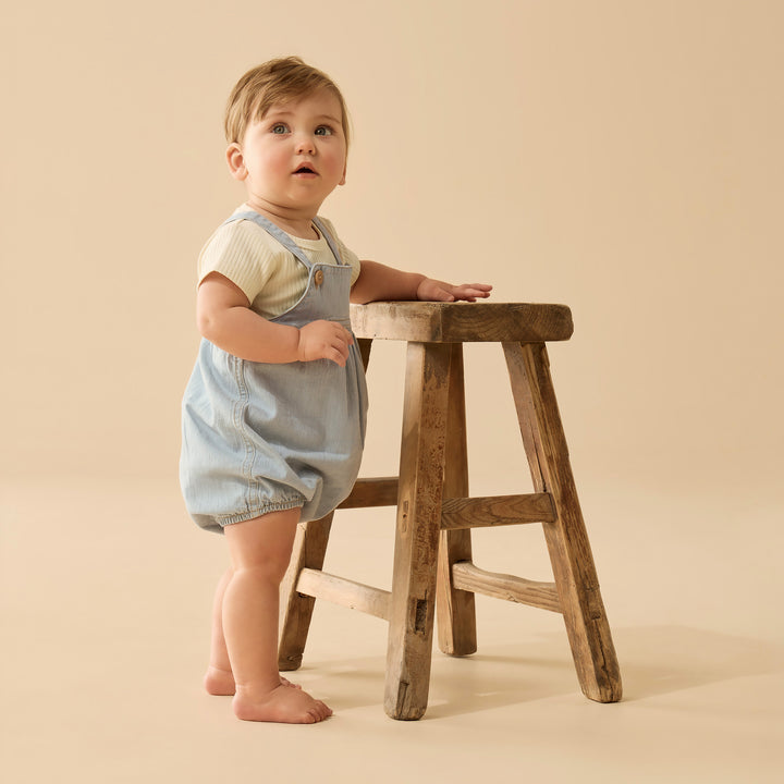 Wilson & Frenchy Organic Bodysuit - Denim