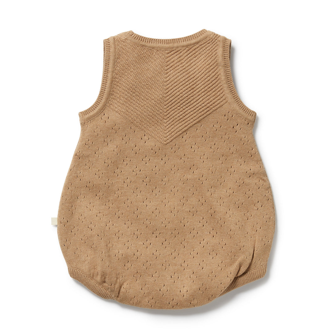 Wilson & Frenchy Organic Knitted Bodysuit - Oat