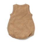 Organic Knitted Bodysuit - Oat