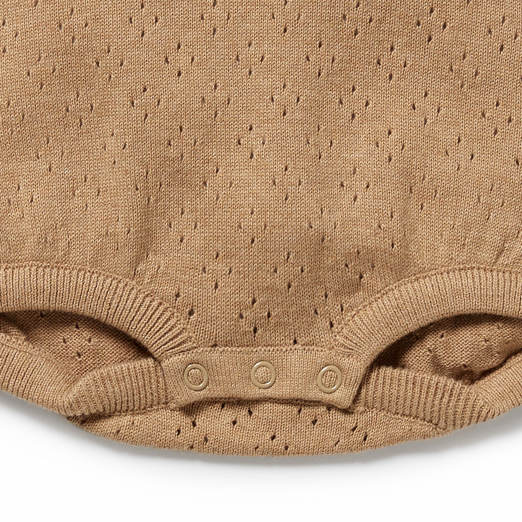 Wilson & Frenchy Organic Knitted Bodysuit - Oat