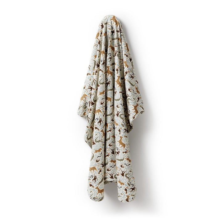 Wilson & Frenchy Organic Bunny Rug - Mini Jungle